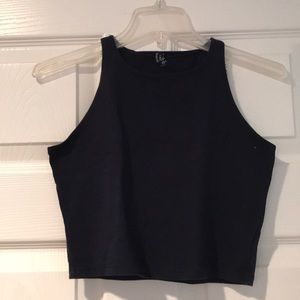 navy blue crop top!